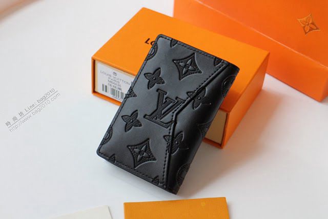 lv口袋夾 2020新品 POCHETTE APOLLO M62988 壓花男士口袋錢夾  lvqb1724